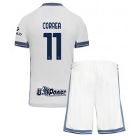 Maglie da calcio Inter Milan Joaquin Correa #11 Seconda Maglia Bambino 2024-25 Manica Corta (+ Pantaloni corti)